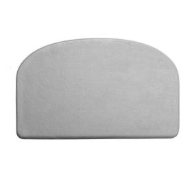 Super Absorbent Quick Drying Shower Carpet Bath Mat (Specification: 500MMx800MM, Color: Gray Without Logo)