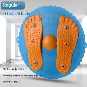 Plum Blossom Shaped Waist Twister Board / Feet Massager (Color: (Sapphire Blue) Plum Blossom Twister)