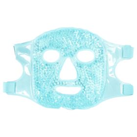 Ice Gel Face Gel Face Mask - Hot and Cold Therapy Skin Firming Spa Tool (Color: Blue)