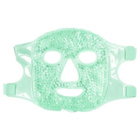 Ice Gel Face Gel Face Mask - Hot and Cold Therapy Skin Firming Spa Tool (Color: Green)