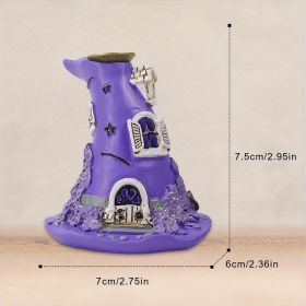 1 Pc Vintage Style Halloween Witch Doll Cone Incense Burner (Model: Fragrance Cap)