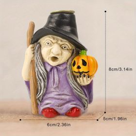 1 Pc Vintage Style Halloween Witch Doll Cone Incense Burner (Model: Mother-in-law)