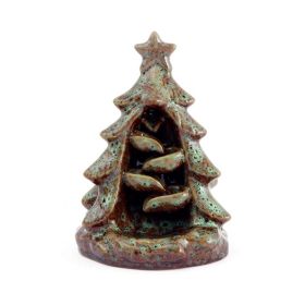 Backflow Incense Burner - Creative Crafts Ornament (Type: Kiln Baked Green, Color: As pic show)