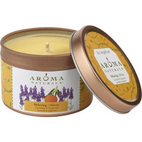 Aromatic Soy Tin Candle by Relaxing Aromatherapy - 2.5x1.75 " (SKU: 229347)