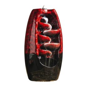 Creative Flowing Water Ornament Backflow Incense Burner (Type: Style C, Color: As pic show)