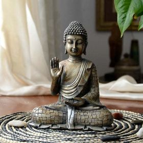 Thailand Feng Shui sitting Buddha Statue for Home or Office (Color: Tathagata)