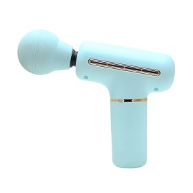 Portable Deep Tissue Mini Massage Gun for Travel & Home Use (Color: Light Blue)