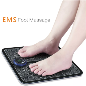 Electric EMS Foot Massager Pad - Muscle Stimulator Tool (Color: normal battery)