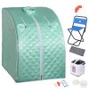 Complete Portable Ash Green Sauna Kit - Soothing Experience