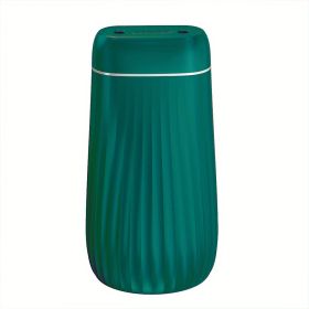 1PC Double Nozzle Air Humidifier Ultrasonic Aroma Diffuser (Color: Green)