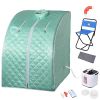 Complete Portable Ash Green Sauna Kit - Soothing Experience