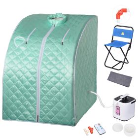 Complete Portable Ash Green Sauna Kit - Soothing Experience (Warehouse: LA01)